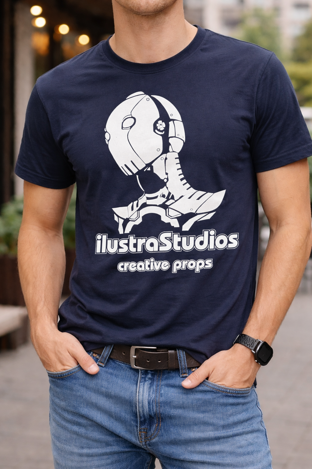 CAMISETA LOGO ILUSTRASTUDIOS (UNISEX) - Creative Props Edition