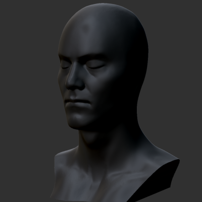 Busto de exhibición imprimible en 3D para cascos y máscaras | Archivo STL | Soporte profesional para máscaras | ilustrastudios