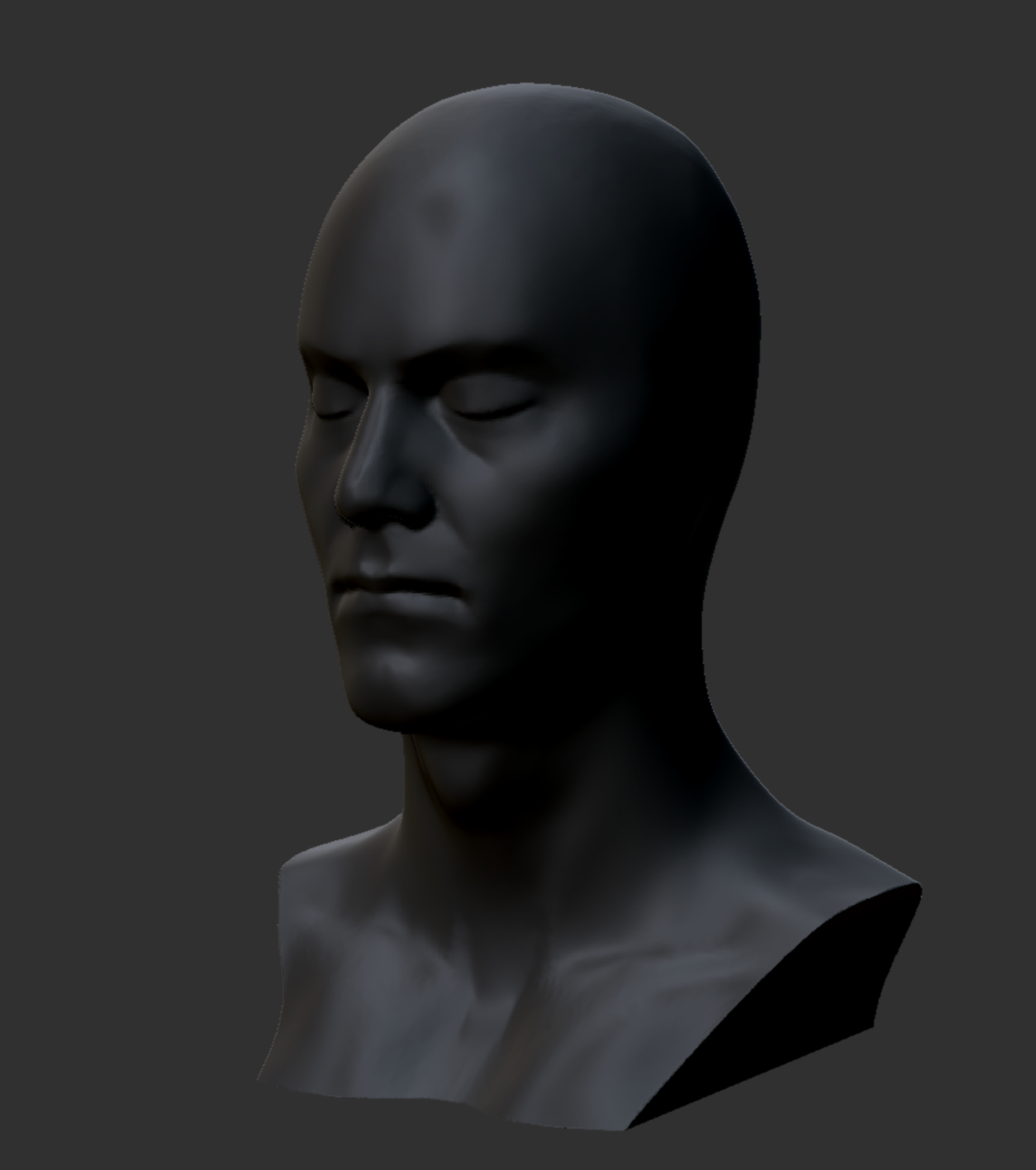 Busto de exhibición imprimible en 3D para cascos y máscaras | Archivo STL | Soporte profesional para máscaras | ilustrastudios - Imagen 3